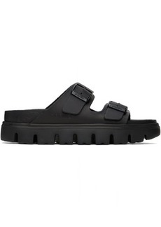 Birkenstock Black Narrow Papillio Arizona Chunky Sandals