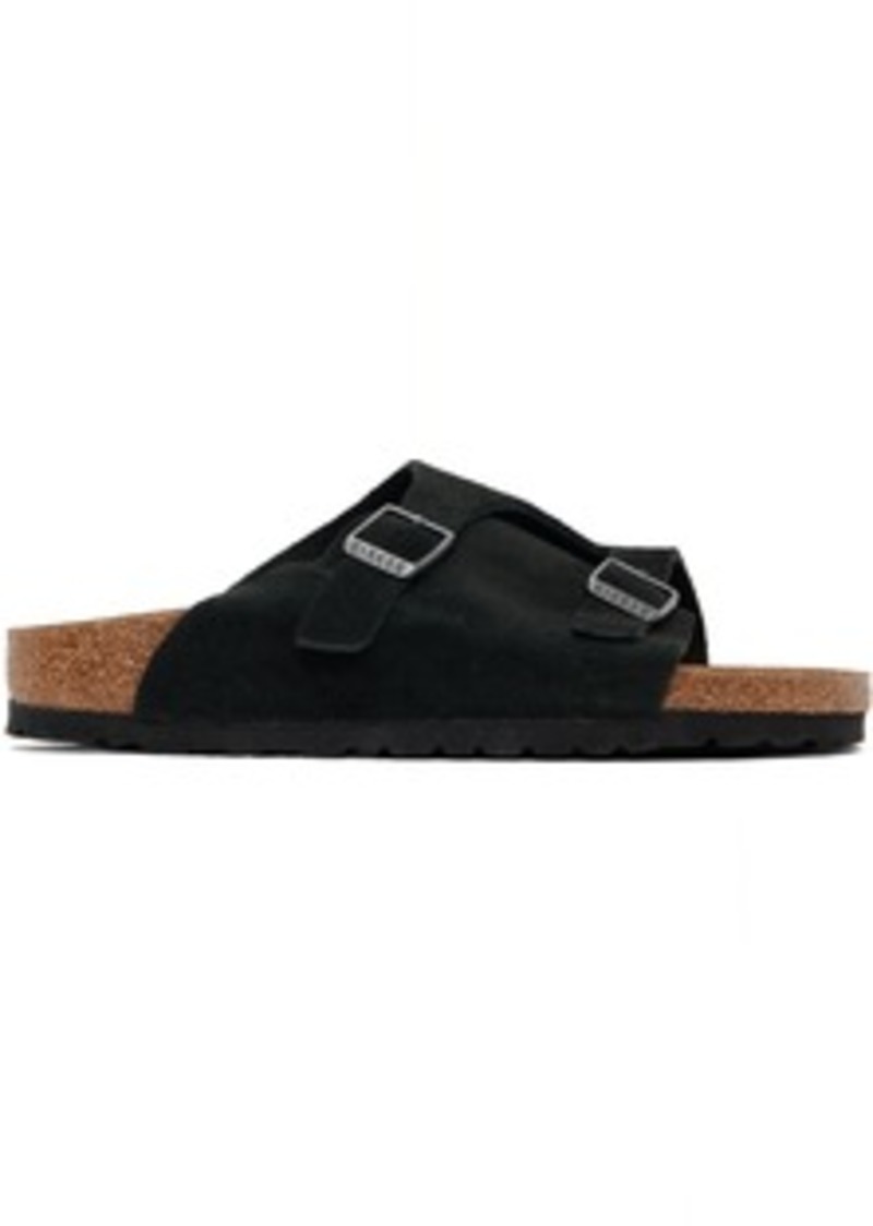 Birkenstock Black Narrow Zürich Sandals