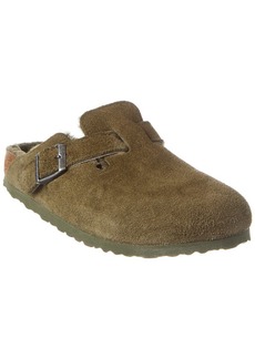 Birkenstock Boston VL Narrow Suede & Shearling Clog