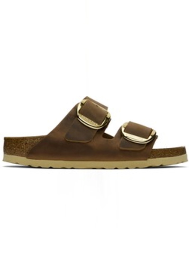 Birkenstock Brown Narrow Arizona Big Buckle Sandals