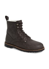 Birkenstock Bryson Genuine Shearling Lined Boot in Graphite Suede at Nordstrom