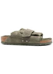 BIRKENSTOCK KYOTO SHEARLING THYME, SUEDE LEATHER/NUBUCK SHOES