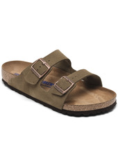 Birkenstock Men's Arizona Suede Leather Soft Footbed Casual Sandals from Finish Line