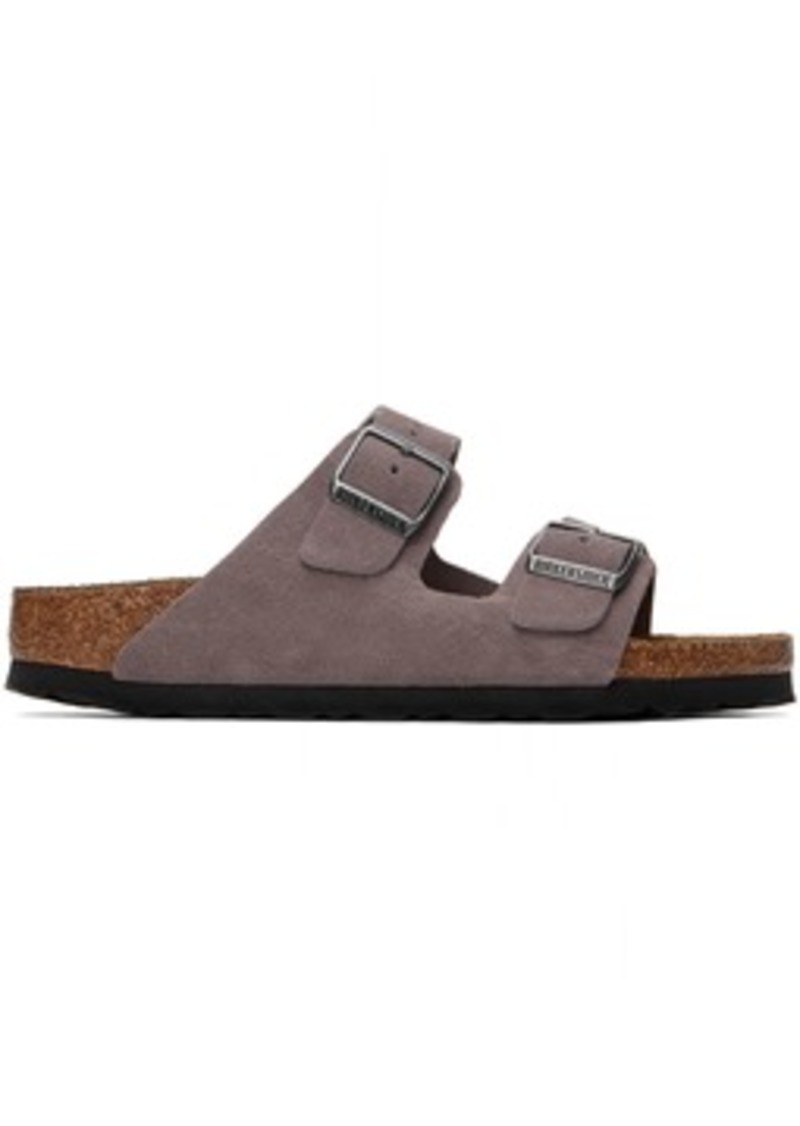 Birkenstock Purple Narrow Arizona Soft Footbed Sandals