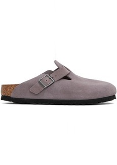 Birkenstock Purple Narrow Boston Loafers