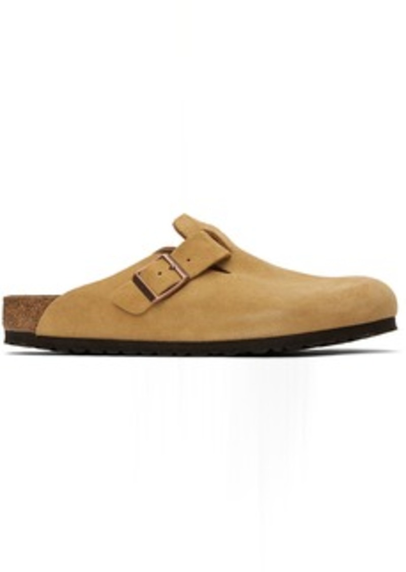 Birkenstock Tan Regular Boston Loafers