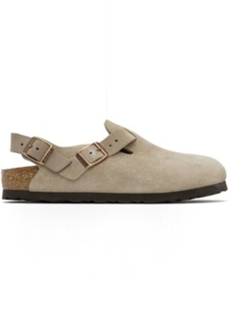 Birkenstock Taupe Narrow Tokio Slip-on Loafers