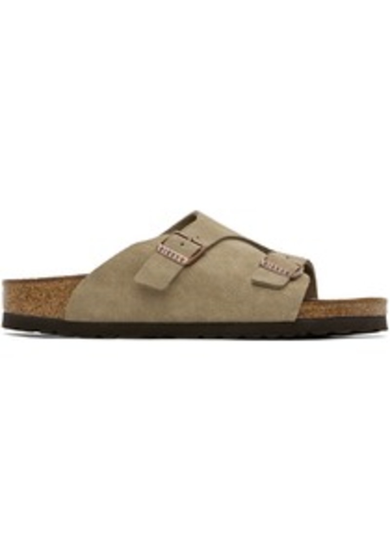 Birkenstock Taupe Narrow Zürich Sandals