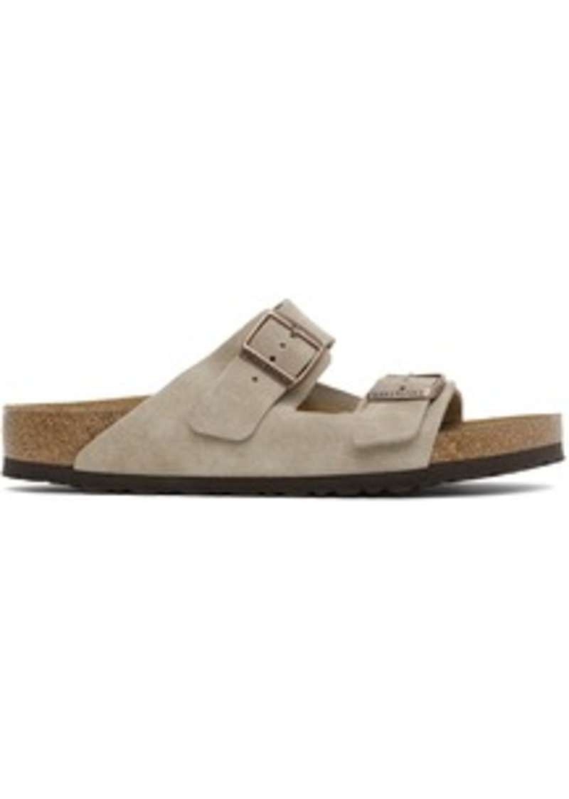 Birkenstock Taupe Regular Arizona Sandals