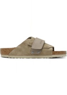 Birkenstock Taupe Regular Kyoto Sandals