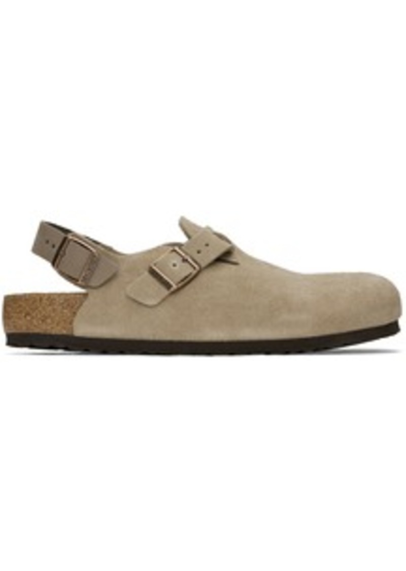 Birkenstock Taupe Regular Tokio II Loafers