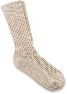 Birkenstock Women's Cotton Slub Socks, Small/Medium, Tan | Father's Day Gift Idea