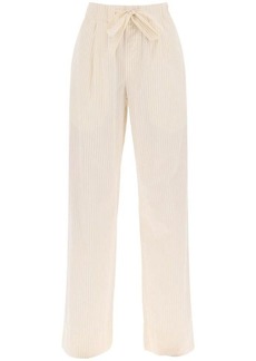 Birkenstock x tekla pajama pants in striped organic poplin