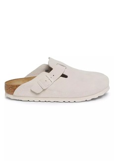 Birkenstock Boston Suede Clogs