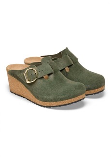 Birkenstock Fanny Ring Buckle Wedge By Papillio Thyme Suede
