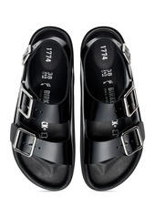 Birkenstock Milano Shiny Leather Sandals