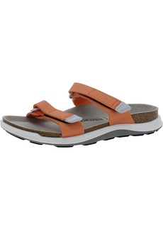 Birkenstock Sahara Womens Faux Leather Slide Sport Sandals