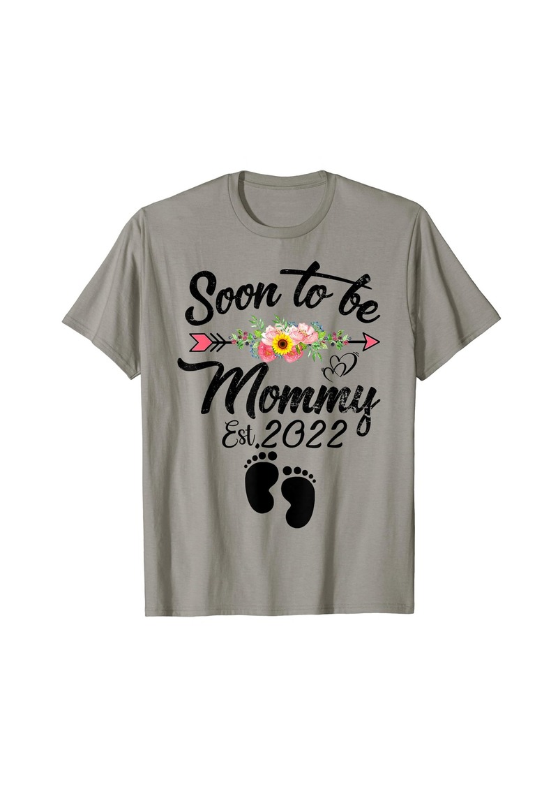 Birkenstock Soon to be Mommy 2022 Mother's Day First Time Mom Pregnancy T-Shirt