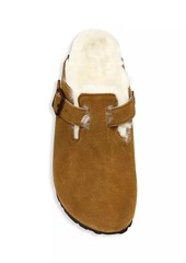 Birkenstock Women's Boston Shearling-Lined Suede Clogs