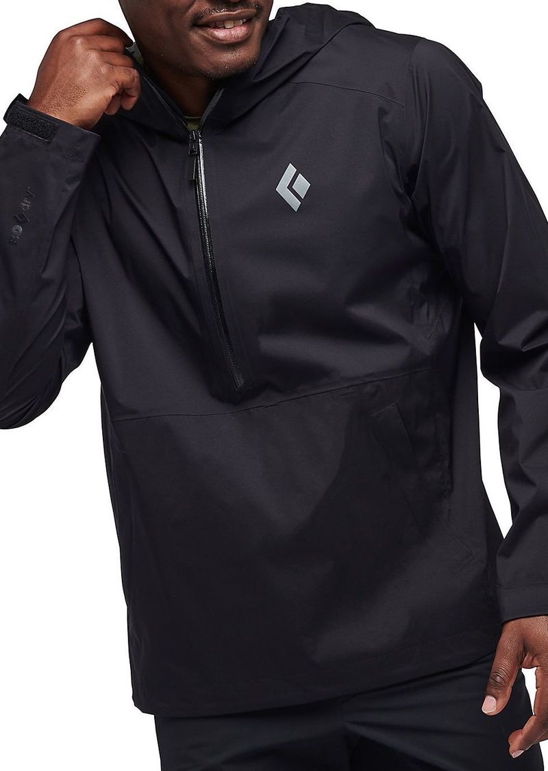 Black Diamond Men's Stormline Stretch Anorak Jacket, Medium | Father's Day Gift Idea