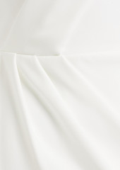 Black Halo - Calandra wrap-effect crepe dress - White - US 4