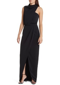Black Halo Floella Sleeveless Cowl Neck Gown at Nordstrom