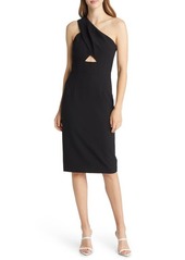 Black Halo Honey One-Shoulder Sheath Dress at Nordstrom