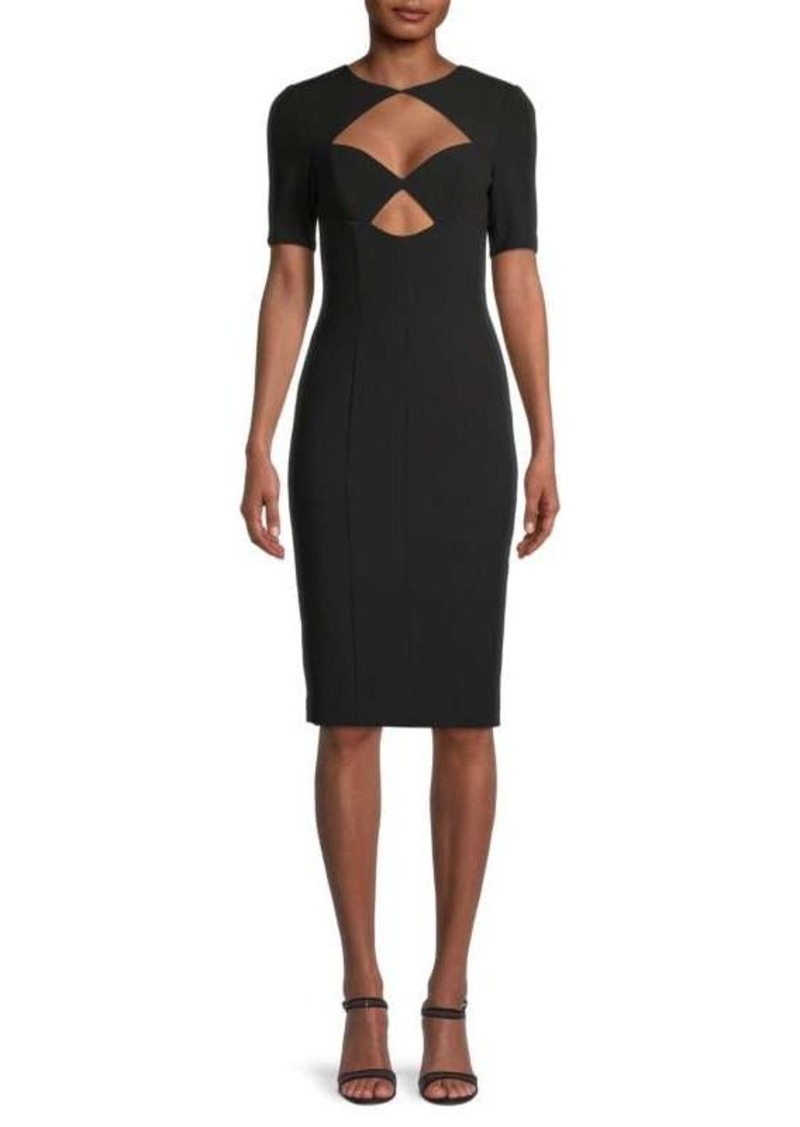 Black Halo Cressida Cut Out Sheath Dress