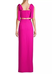 Black Halo Eve Clayton Two-Piece Gown