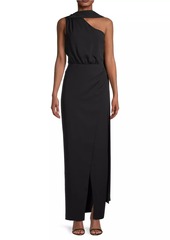 Black Halo Eve Fantasia Draped Scarf Gown