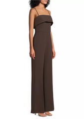 Black Halo Kaivon Straight-Neck Jumpsuit