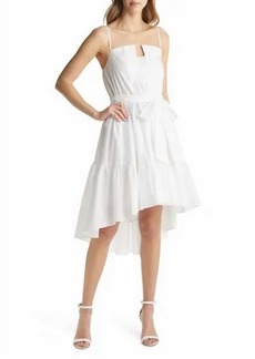 Black Halo Lena Mini Dress In Optic White