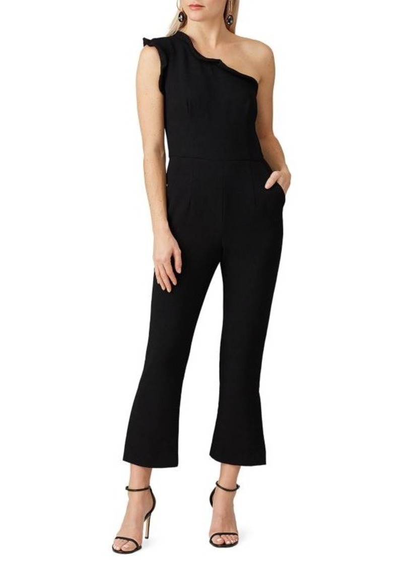 Black Halo Pravella Flare Jumpsuit