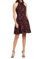 Black Halo Audrey Floral Dress in Lovesprouts at Nordstrom