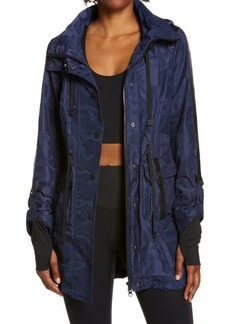 Blanc Noir Camo Hooded Anorak in Dress Blues Camo at Nordstrom