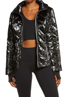 Blanc Noir Reflective Down Puffer Jacket in Black at Nordstrom