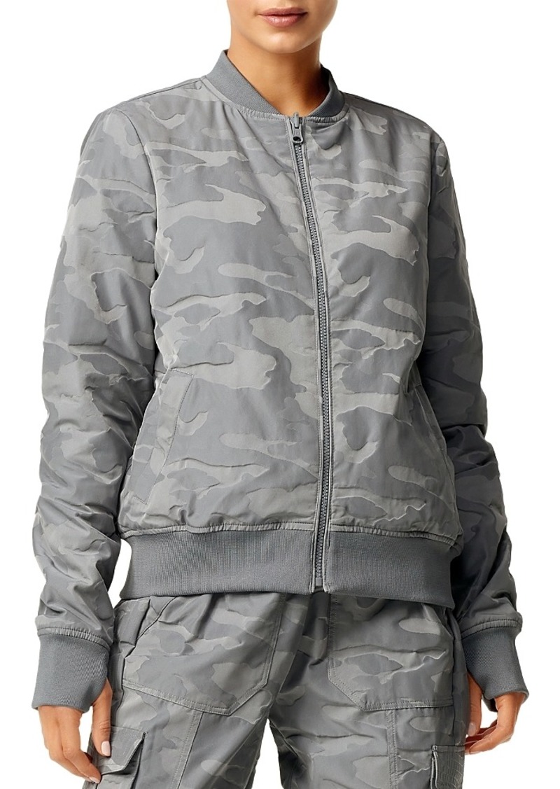 Blanc Noir Reversible Camo Print Bomber Jacket