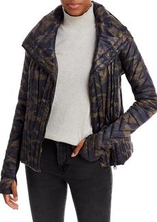 Blanc Noir Womens Camo Warm Puffer Jacket