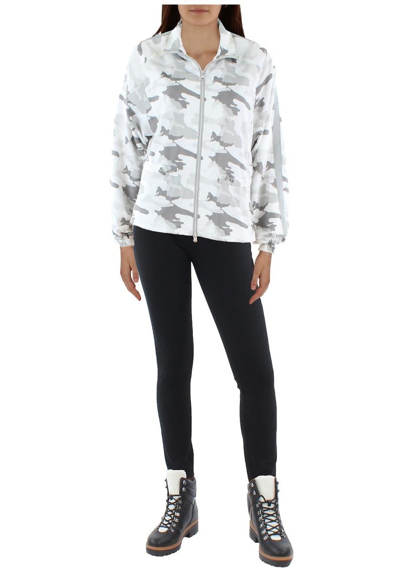 Blanc Noir Womens Camouflage Short Soft Shell Jacket