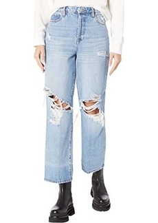 Blank Baxter Rib Cage Jeans Straight Leg with Rips in Personal Best