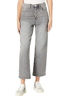 Blank Baxter Rib Cage Straight Leg Five-Pocket Jeans in Race You