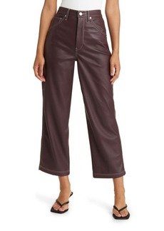 BLANKNYC Baxter Rib Cage Faux Leather Carpenter Pants