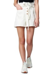 BLANKNYC Belted Cotton Twill Shorts