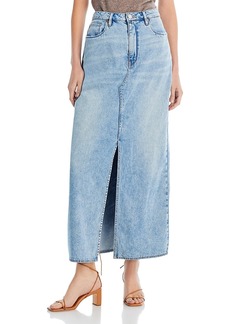 Blanknyc Cotton Front Slit Denim Skirt