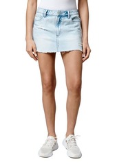 BLANKNYC Cutoff Denim Miniskirt