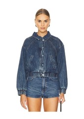 BLANKNYC Denim Bomber Jacket