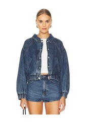 BLANKNYC Denim Bomber Jacket