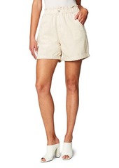 BLANKNYC Elastic Waist Cotton Poplin Shorts