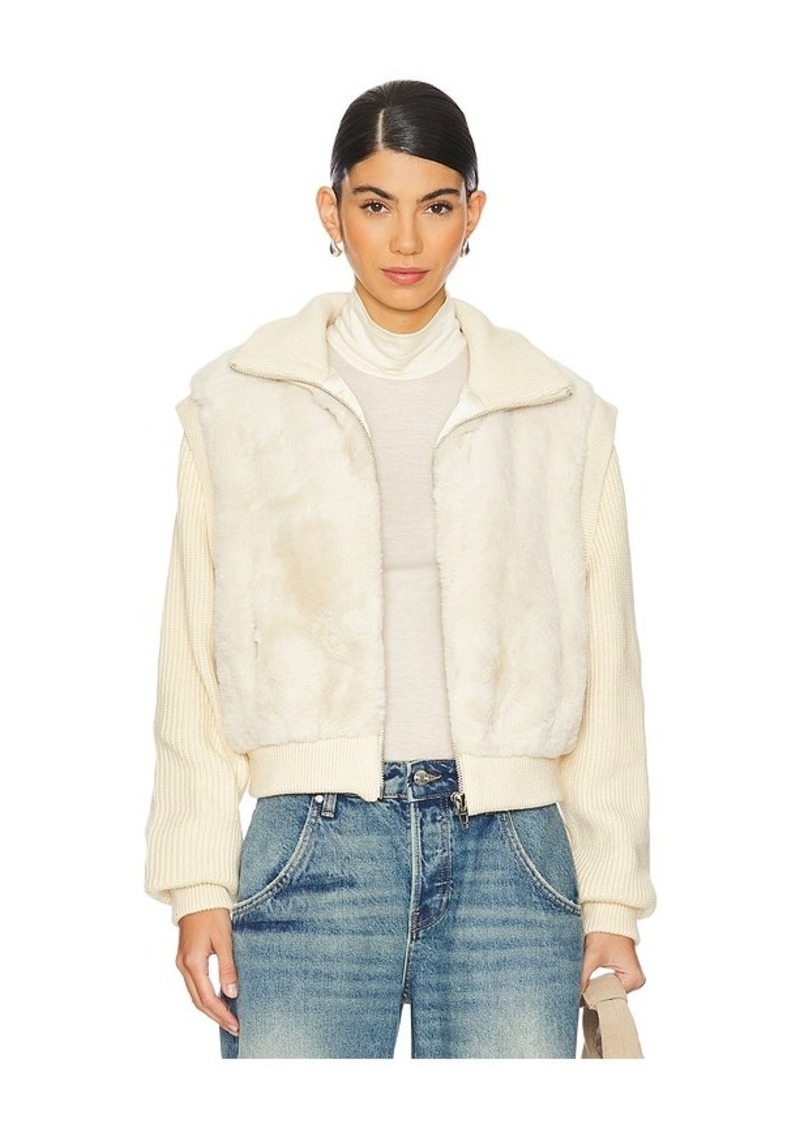 BLANKNYC Faux Fur Jacket