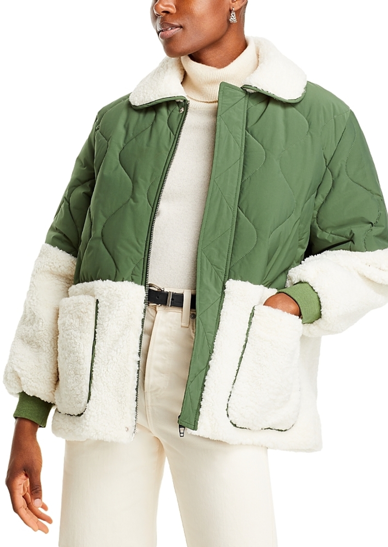 Blanknyc Faux Fur Quilted Jacket